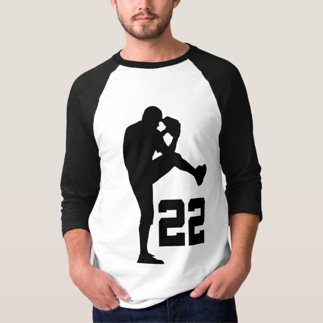 Geschenk der Baseball-Spieler-einheitliches T-Shirt (Vorderseite)
