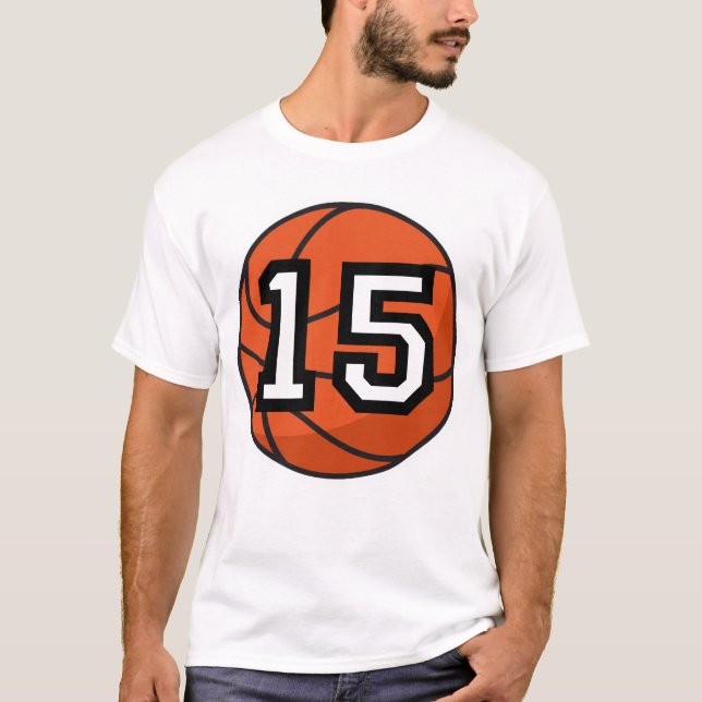 Geschenk der Basketball-Spieler-einheitliches T-Shirt (Vorderseite)