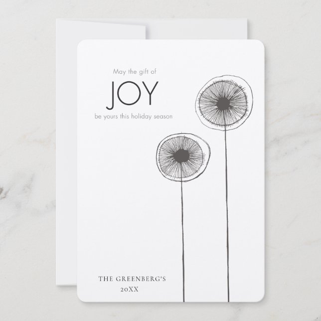 Geschenk der feiertagskarte (Vorderseite)