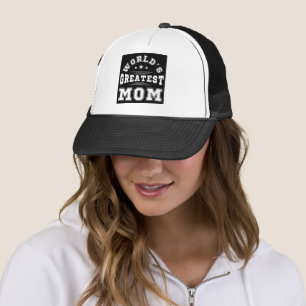 Geschenk der größten Mama für Typografie am Mutter Truckerkappe