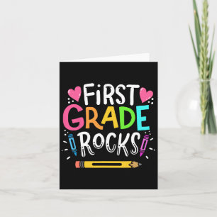 Geschenk des 1. Klasse des Lehrers Karte