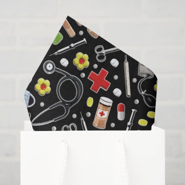 Geschenk des Arztes Seidenpapier (Geschenk Tasche)