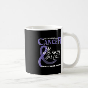 Geschenk des Bauchspeicheldrüsenkrebses des Kriege Kaffeetasse