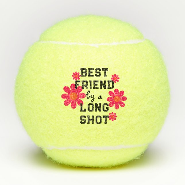 Geschenk des besten Freundes Tennisbälle (Vorderseite)