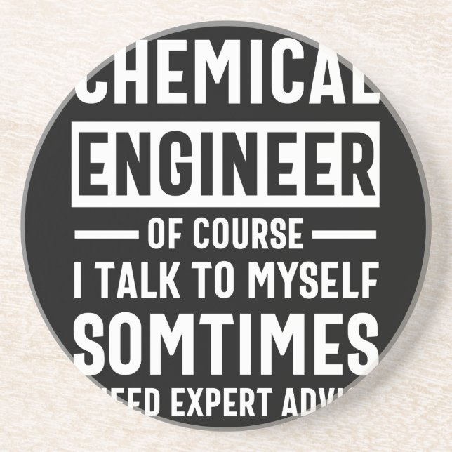 Geschenk des Chemieingenieurs Funny Getränkeuntersetzer (Vorne)