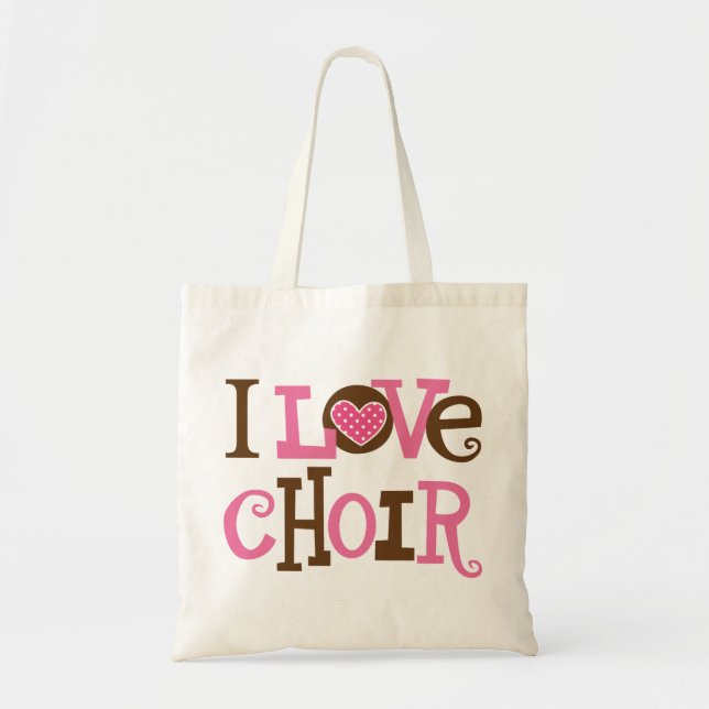 Geschenk des Chor-(i-Liebe-Chor) Tragetasche (Vorne)