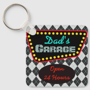 Geschenk des Garage Schlüsselanhängers des klassis Schlüsselanhänger