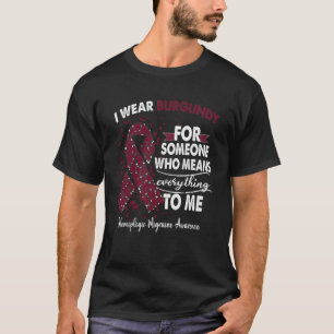 Geschenk des Hemiplegic Migräne Awareness Warrior T-Shirt