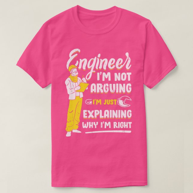 Geschenk des Ingenieurs Funny T-Shirt (Design vorne)