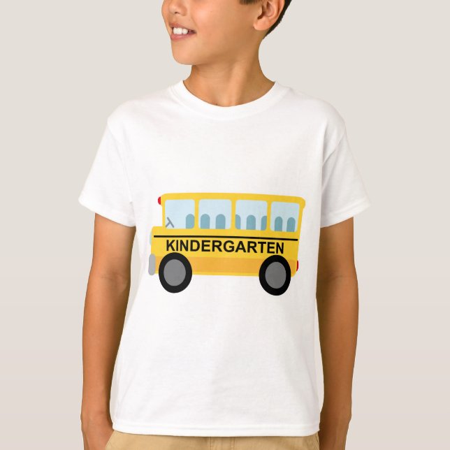 Geschenk des Kindergarten-(Schulbus) T-Shirt (Vorderseite)