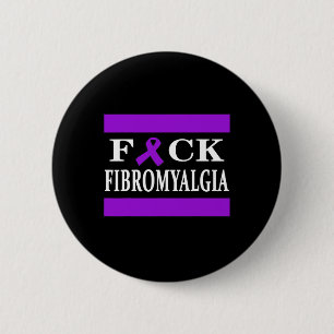 Geschenk des Kriegers für Lila Ribbon Button