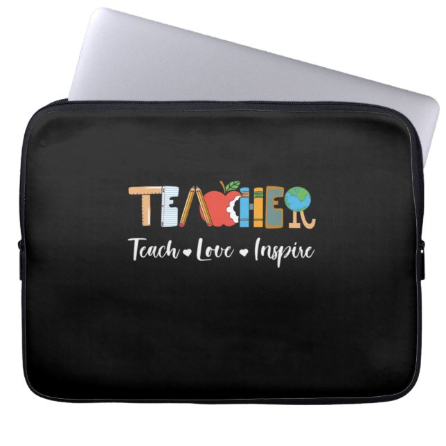Geschenk des Lehrers Laptopschutzhülle (Vorderseite)