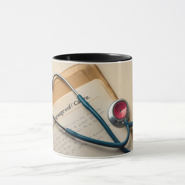 Geschenk des Mitgefühls: Tasse "Die Sprache der Fü (Zentrum)