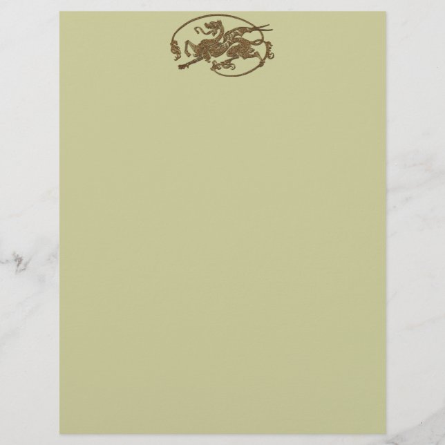 Geschenk des mittelalterlichen Drachen Antique Art (Vorderseite)