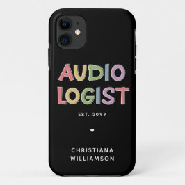 Geschenk des personalisierten Audiologen Audiology Case-Mate iPhone Hülle