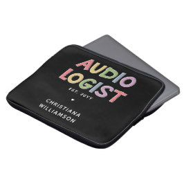 Geschenk des personalisierten Audiologen Audiology Laptopschutzhülle