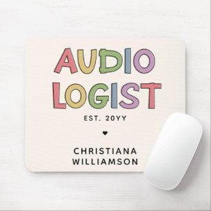 Geschenk des personalisierten Audiologen Audiology Mousepad