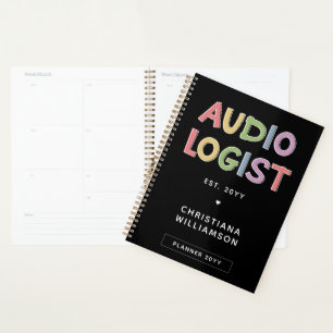 Geschenk des personalisierten Audiologen Audiology Planer