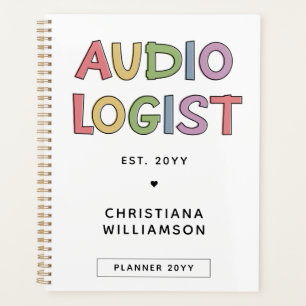 Geschenk des personalisierten Audiologen Audiology Planer