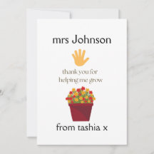 Geschenk des personalisierten Lehrers, Geschenk de