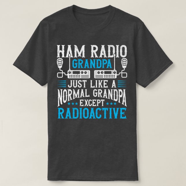 Geschenk des Radio Ham Amateur Radio Operator mit  T-Shirt (Design vorne)