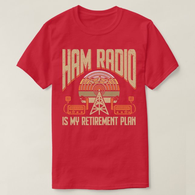 Geschenk des Radio Ham Amateur Radio Operator mit  T-Shirt (Design vorne)