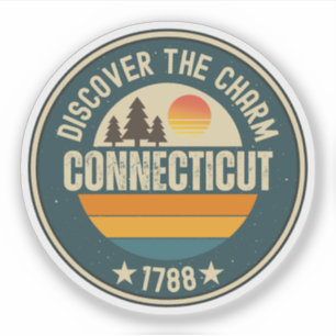 Geschenk des Staates Connecticut - Nutmeg State Aufkleber