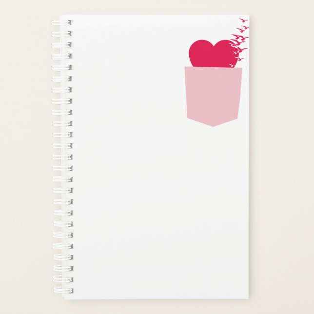 Geschenk des süßen Valentins Planer (Vorderseite)
