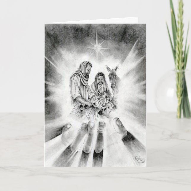 Geschenk Feiertagskarte (Vorderseite)