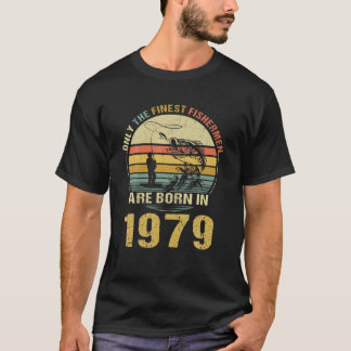 Geschenk für 43 Jahre alt: Fischerei Fischer 1979  T-Shirt