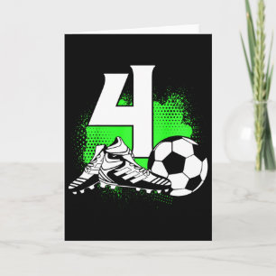 Geschenk für 4-jährige Jungen zum 4. Geburtstag Bd Karte