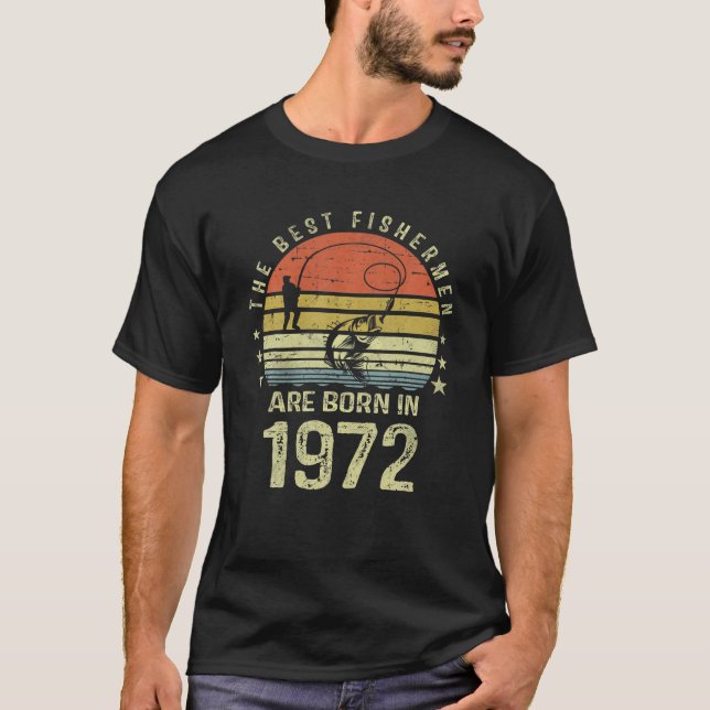 Geschenk für 50 Jahre alt: Fischer 1972 50. T-Shirt (Vorderseite)