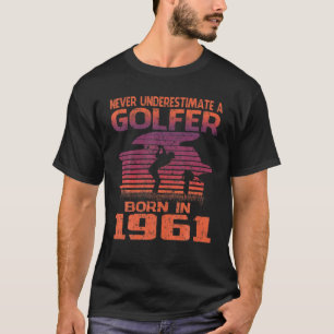 Geschenk für 59 Jahre Golfer Golfing 1961 59. Gebu T-Shirt