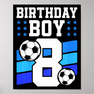 Geschenk für 8-jährige Jungen zum 8. Geburtstag Bd Poster