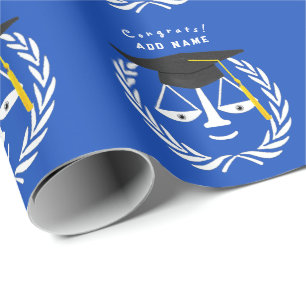 Geschenk für Abschluss der Creative Law School Geschenkpapier