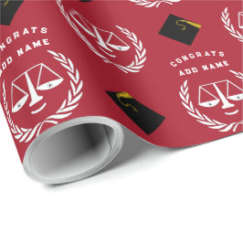 Geschenk für Abschluss der Creative Law School Geschenkpapier