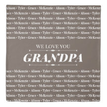 Geschenk für alle mit Muster für Familiennamen