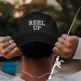 Geschenk für Angelfreunde Bestickte Baseballkappe