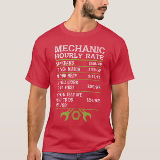 Geschenk für Automechaniker retro T-Shirt