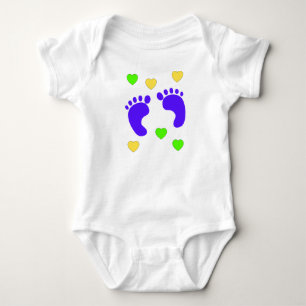 Geschenk für Baby Boy - Herz mit Babynahrung Strampler