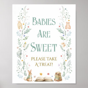 Geschenk für Baby Shower Babys sind Süß Poster