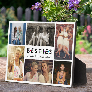 Geschenk für beste Freundinnen Selfie-Fotocollage Fotoplatte