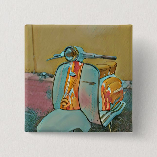 Geschenk für Biker Button (Vorderseite)