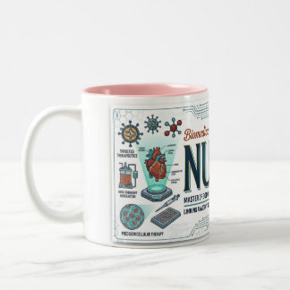 Geschenk für biomedizinische Krankenschwester Zweifarbige Tasse