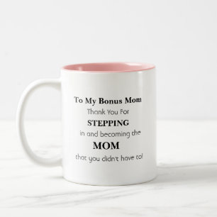 Geschenk für Bonus-Mama - Geschenk für Step-Mama K Zweifarbige Tasse
