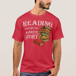 Geschenk für Buchliebhaber Lesen ist mein Liebling T-Shirt