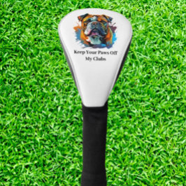 Geschenk für Bulldoggen liebende Golfer Golf Headcover
