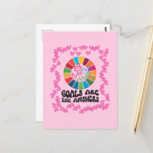 Geschenk für Changemakers Schüler Lehrer Boss Coac Postkarte