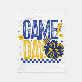Geschenk für Cheer-Mom zum Spieltag für Cheerleadi Fleecedecke