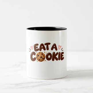 Geschenk für Cookie-Liebhaber Schokoladenstückchen Zweifarbige Tasse